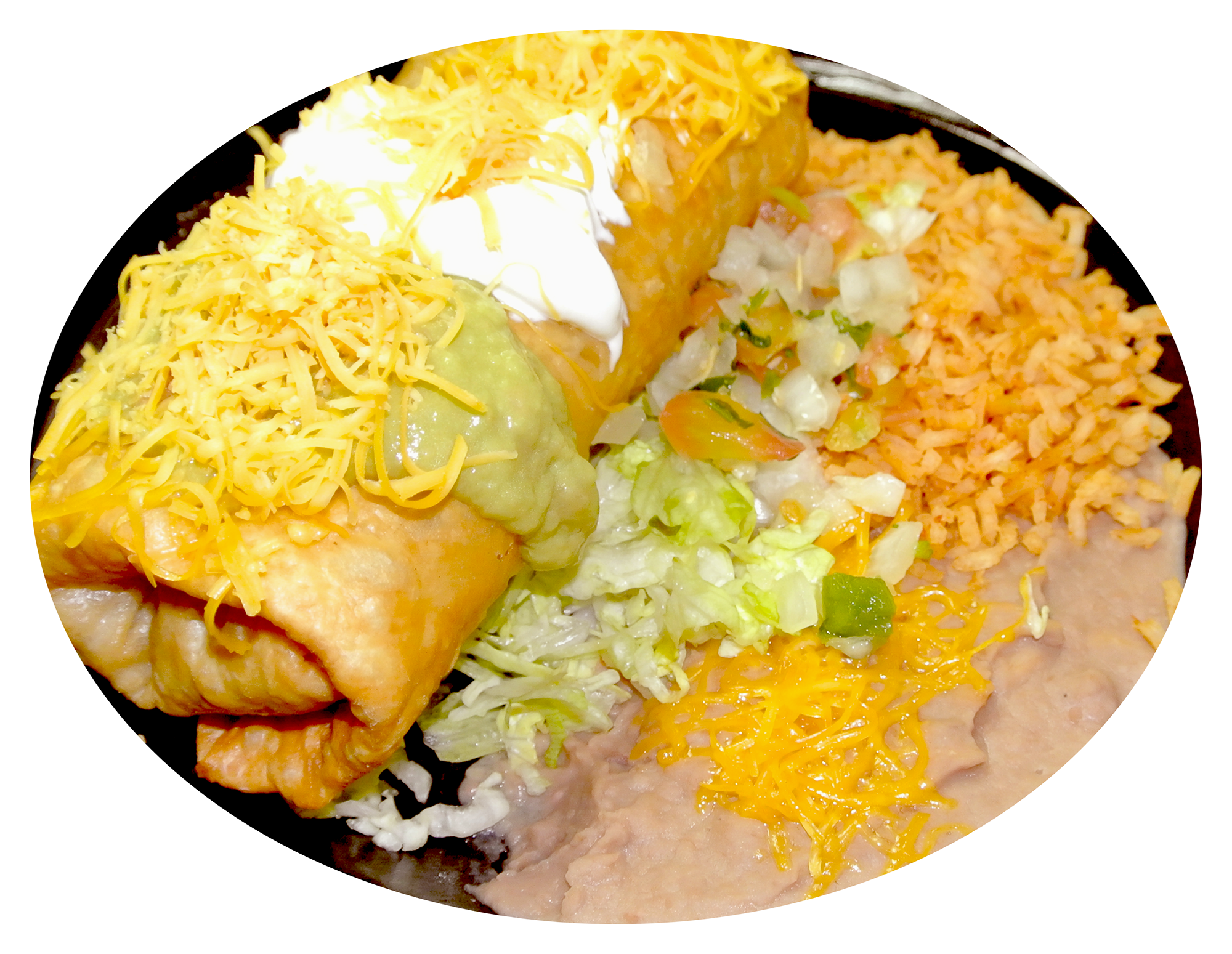 Jr Ground Beef Chimichanga Combo